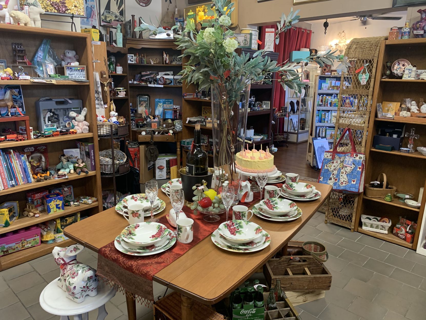 Inside Glenna's Rescued Treasures & Consignment at 2977 Solano Ave., Suite C in Napa.